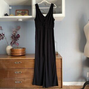 Stone Cold Fox Black Jumpsuit Flared Leg Sleeveless Size 2